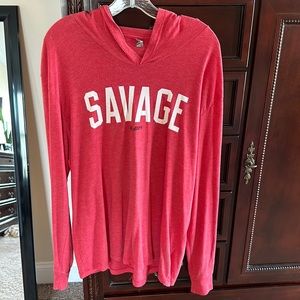 Long sleeve pullover hoody T shirt